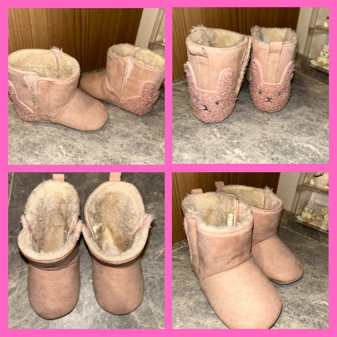 Bota infantil Rosa  tamanho 12cm 800 ienes